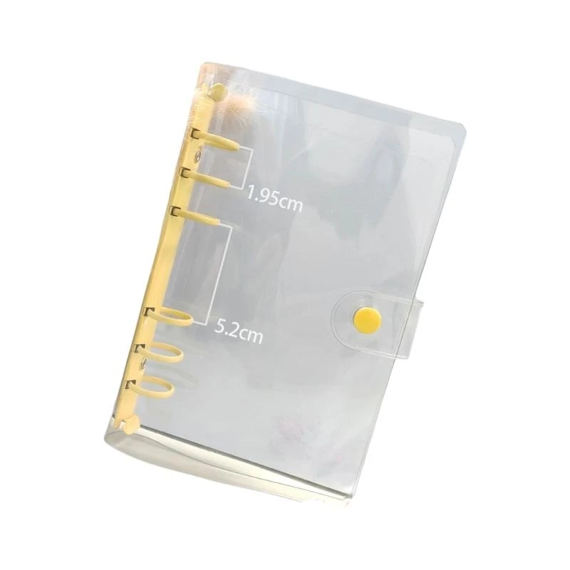 A 6 Binder with Button Planner Binder Soft Notebook Cover Budget Binder