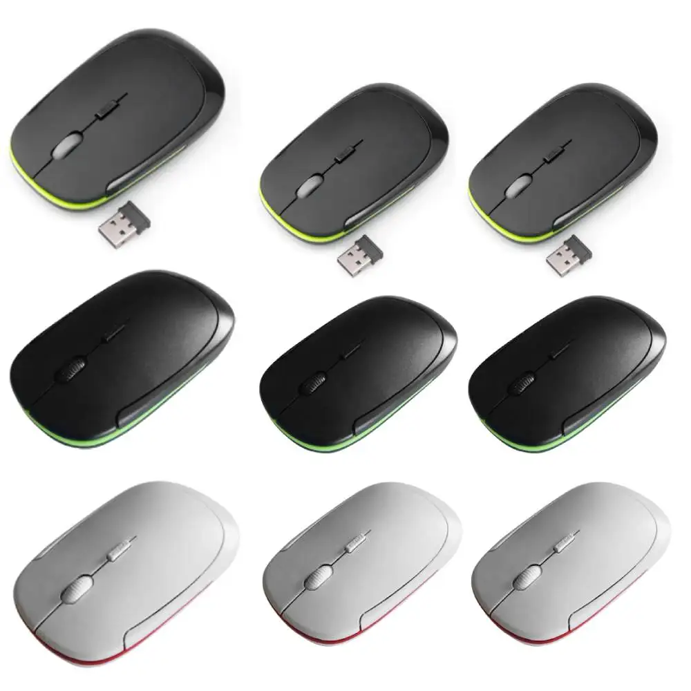 Ultra-thin Mouse 2.4Ghz Mini Wireless Optical Gaming Mouse Mice& USB Receiver Wireless Computer Mouse For PC Laptop 3500