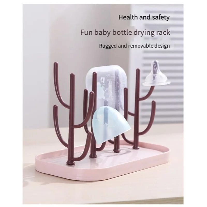 A08F-Rak Pengering Botol Rak Pengering Saluran Botol Bayi Rak Pengering Penyimpanan Pengering Pembersih Botol Bayi