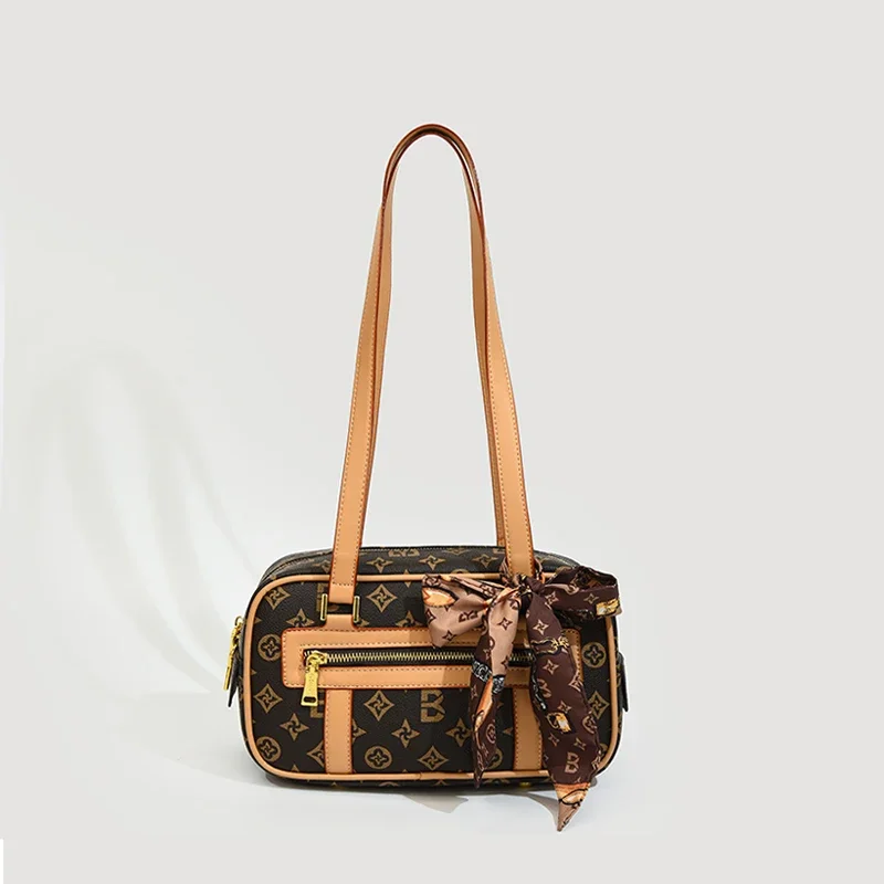 

Fashion-Forward Women’s Messenger Bag Textured Leather, Crossbody Shoulder Purse With Contrast Stitching & Bold Color
