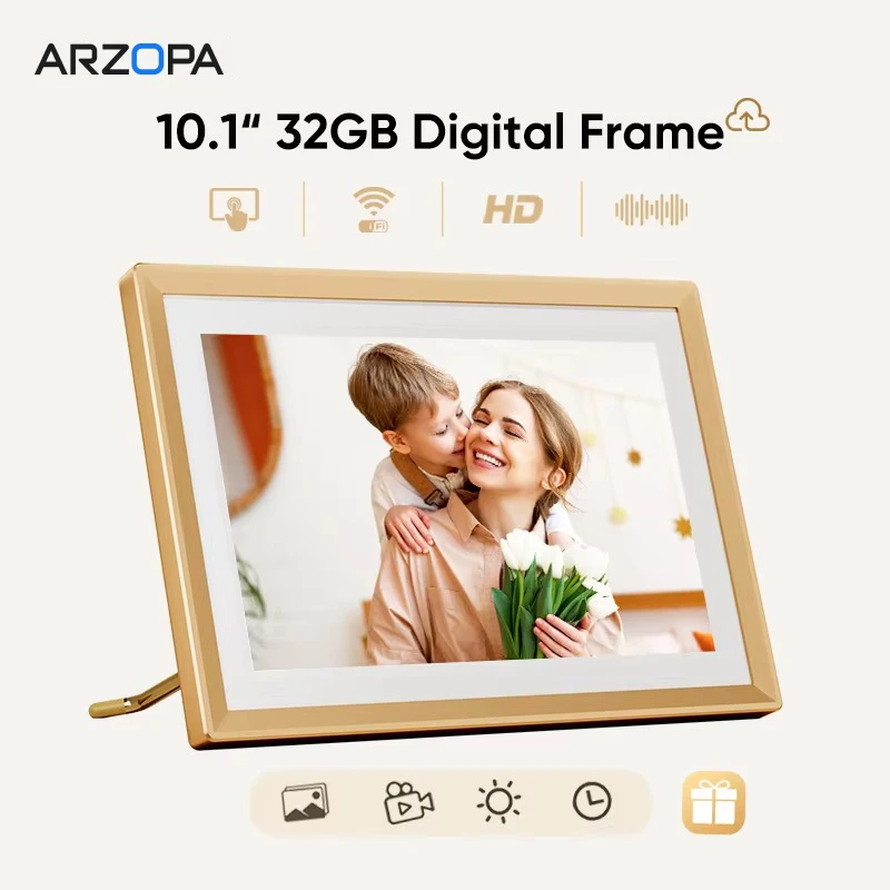 ARZOPA Metal Digital Picture Frame WiFi 10.1