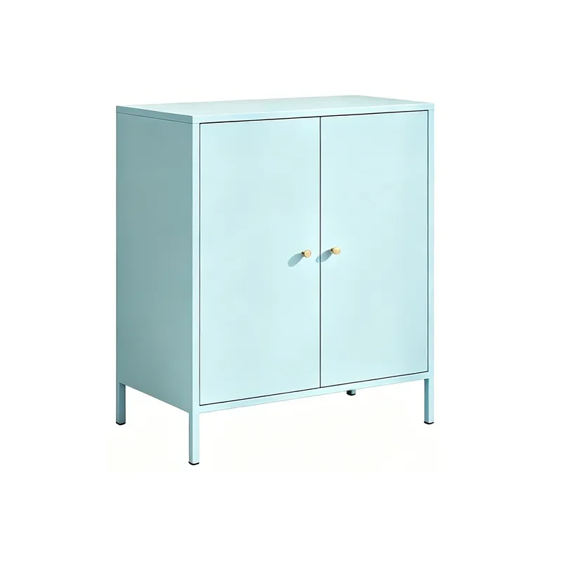 Nordic Iron Wine Cabinet with Tea Storage Simple Sideboard for Kitchen Balcony Living Room Display Locker for Tableware