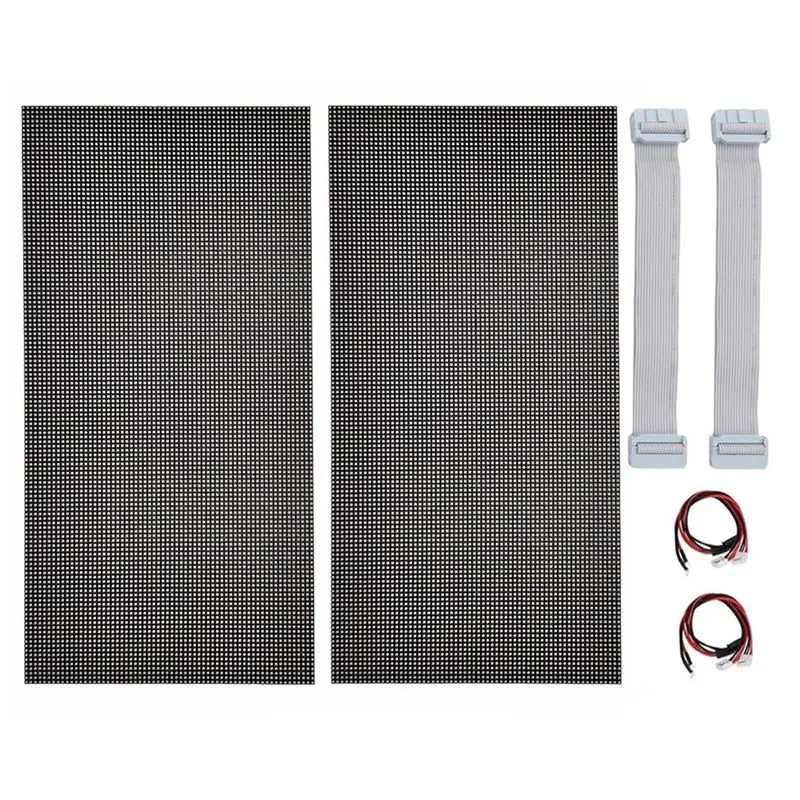 afourt-2-pieces-panneau-d'affichage-led-couleur-pleine-p25-pour-interieur-unite-de-panneau-d'affichage-led-hub75-320x160mm-128x64-pixels-smd-rgb-p25