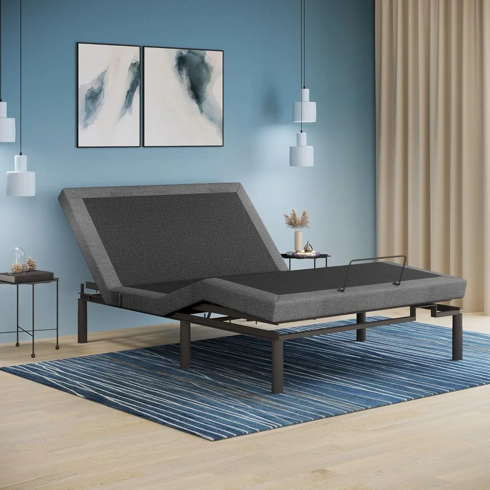 Custom Adjustable Bed Base, Wireless, Massage, Nightlight, Zero-Gravity, Anti-Snore, Memory Pre-Sets