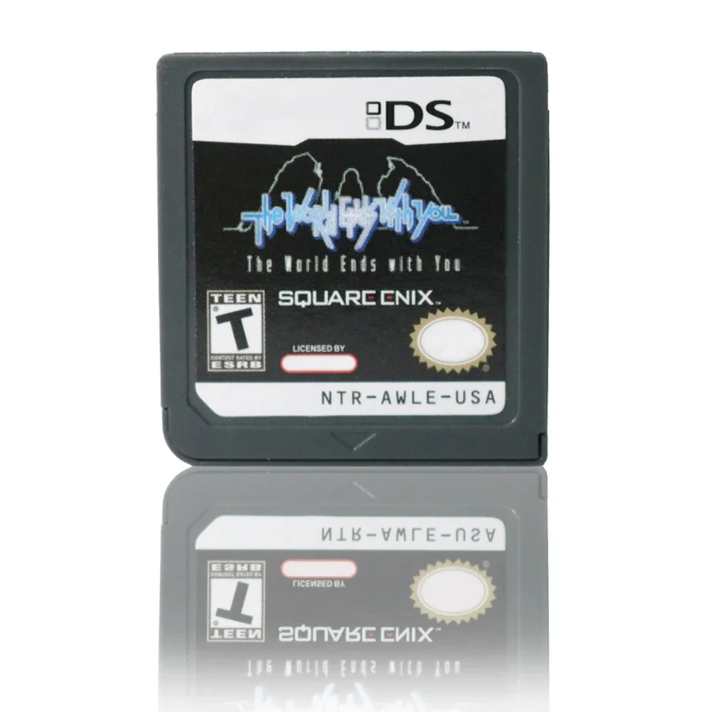 DS Games بطاقة صغيرة خرطوشة ألعاب الفيديو بطاقة وحدة التحكم نهاية العالم معك لـ NDS/3DS/2DSC
