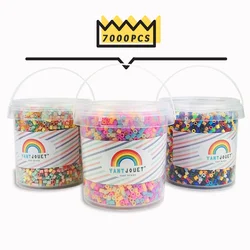 YantJouet-Cuentas de hierro para niños, rompecabezas de 5mm, 20 colores, juguetes para niños, cuentas Hama, cuentas de fusible Diy, regalo de cuentas de hierro, 7000 unidades por lote