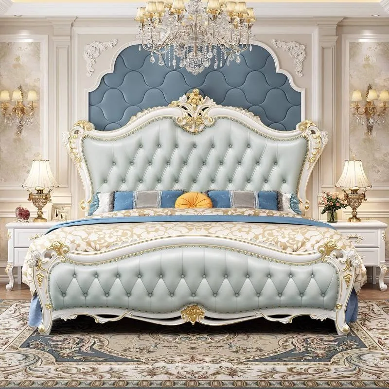 Medium Range Wooden Double Bed Australia Adult Luxury Home Loft Double Bed Bedroom Storage Modern Camas De Dormitorio Furniture