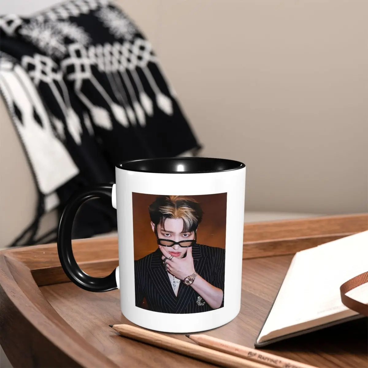 Mug en céramique amusant Mingi Ateez - Spin Off From The Witness Halazia, tasses à café, tasses à thé, tasses à lait, cadeau pour amis