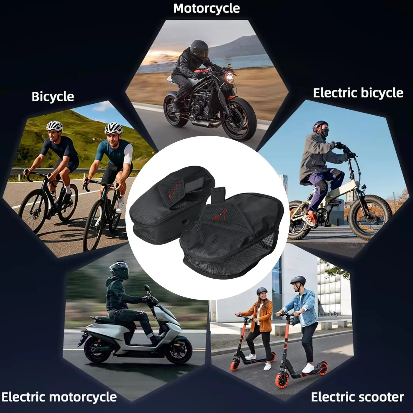 قفازات مقود الدراجة من القماش - مراجعة Cycling Commute Distance وسعره