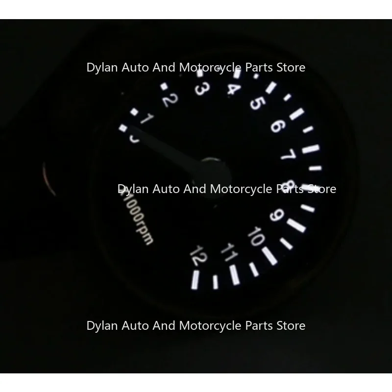 Motorcycle Modification Accessories CG125 Mechanical Tachometer Instrument Retro 12V Universal Small Instrument