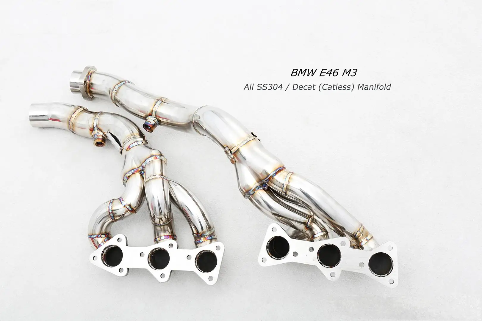 100% Guaranteed Fitment Perfect Welding All Stainless Steel Cat or Catless Manifold for Exhaust Pipes BMW M3 E46