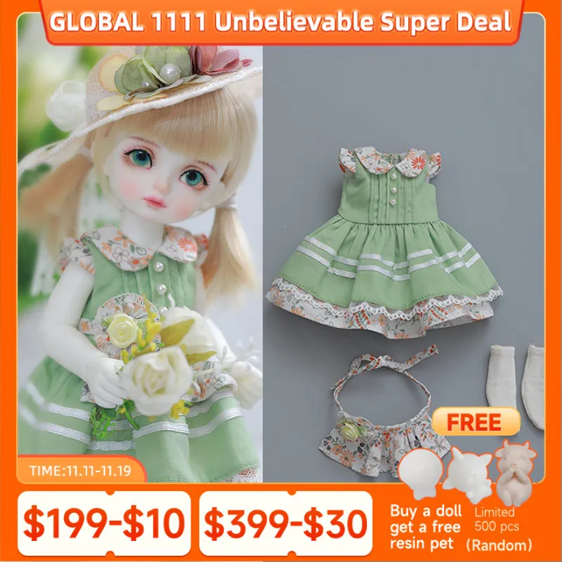 

1/6 BJD Одежда для девочек N9 Pio Culkin платье Красивая Одежда для куклы аксессуары куклы luodoll Oueneifs chinabjd