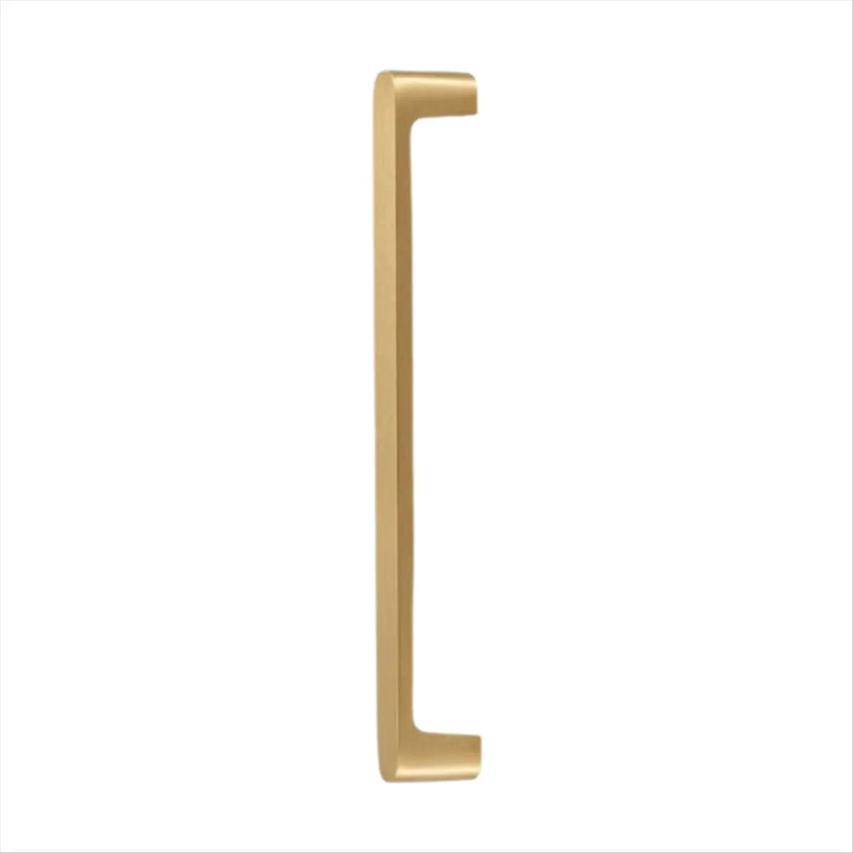Solid Brass Simple Style Kitchen Handle Cabinet Drawer Wardrobe Gold Handle, Comfortable Feel, Hole Distance 128 mm
