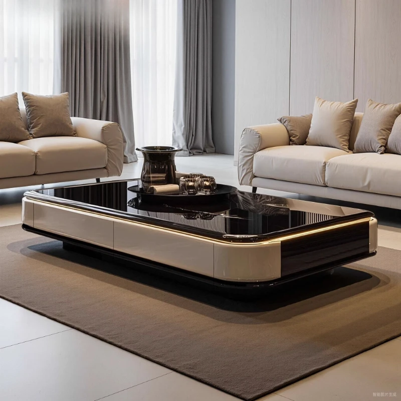 

Multifunction Luxury Coffee Tables Storage Indoor Apartment Salon Coffee Tables Floor Space Saving Mesa De Centro Furniture Home