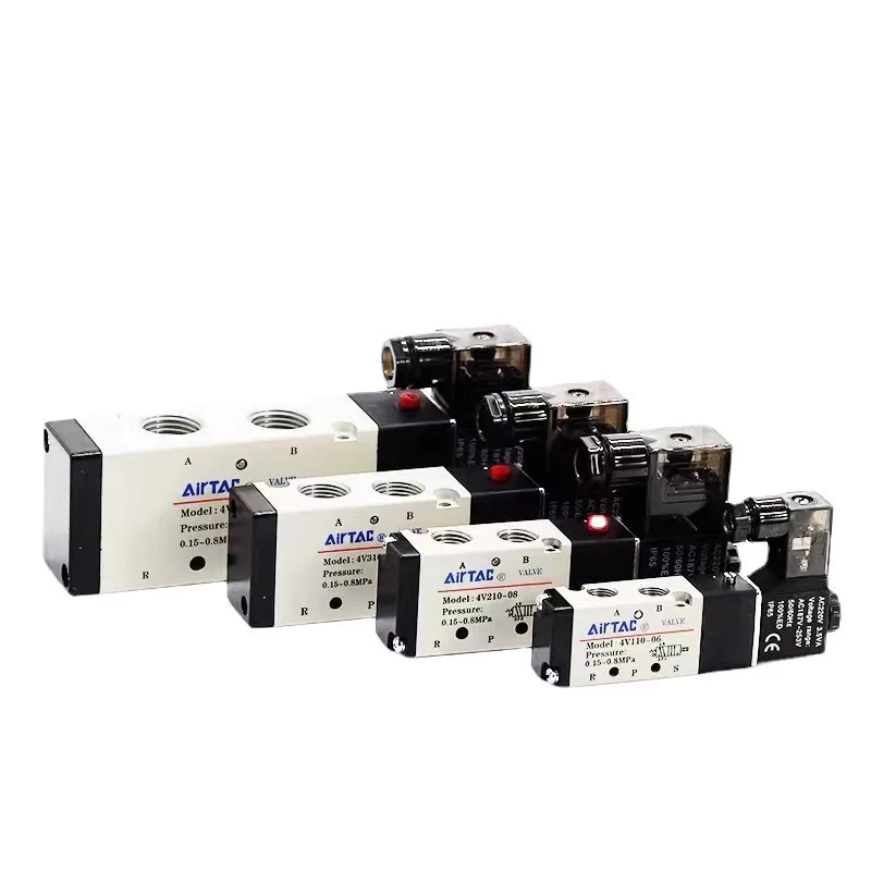 Pneumatic Solenoid Valve 4V210-08 Directional Valve 4V110-M5 06 4V20-06