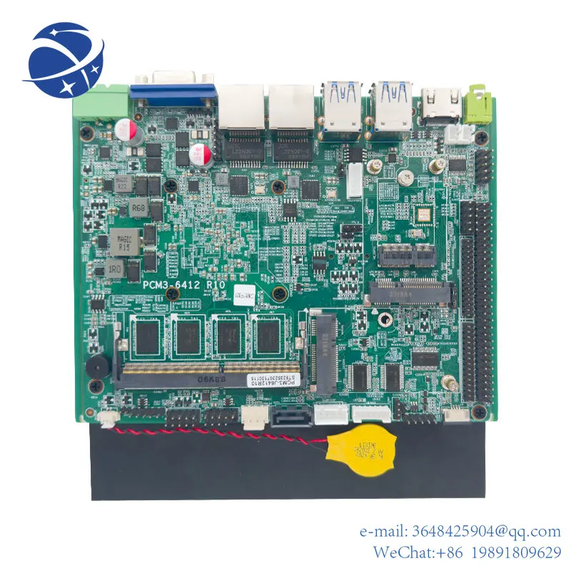 

YYHC3.5 Inch Industrial Motherboard with Celeron 12th Gen Quad Core J6412 CPU Soldered 8G RAM DDR4 4 USB 3.0