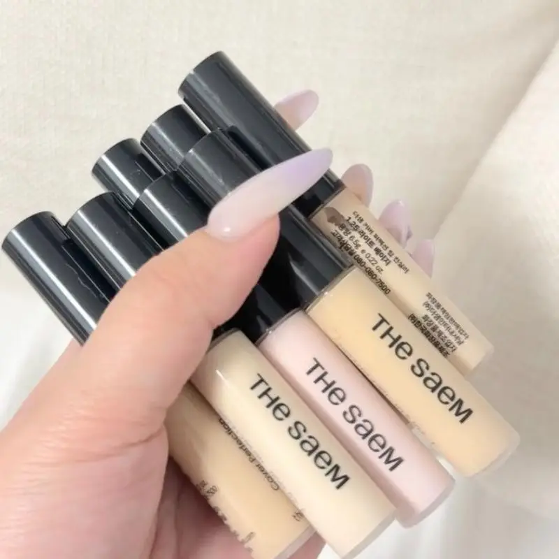 더샘 롱래스팅 리퀴드 컨실러 다양한 색상 잡티 다크서클 커버 일상 메이크업에 적합한 얼굴 컨실러