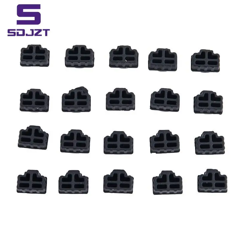 20Pcs Ethernet Hub Port RJ45 Anti Dust Cover Cap Protector Plug For Female Jack  Dust Cap Protection Plug For RJ45 Female Jack