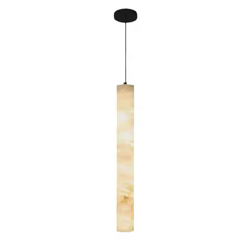 High-End Natural Marble Chandelier Nordic Style for Living Room Dining Room Bedroom Interior Lighting Decoration