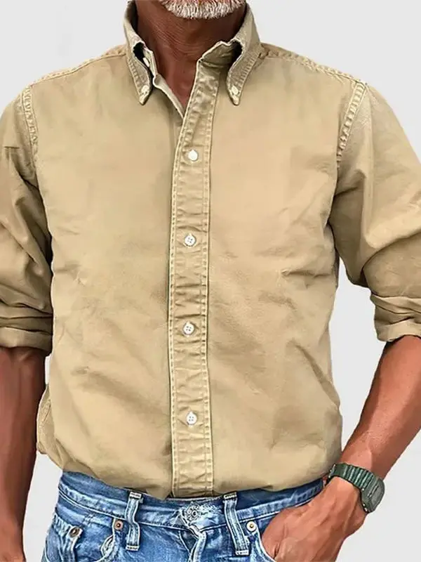 

Busin Long Sve Collared irt для мужчин Ne Design Fce Lined Thiened Special Wide Fit Autumn Spring irt