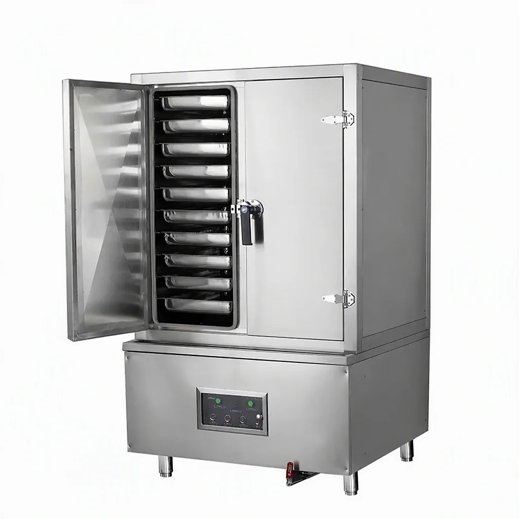 Dezoton Commercial Stainless Steel Rice Steamer Gas LPG/NG Restaurant Cooking Equipment Steam Rice Food Steamer Cabinet