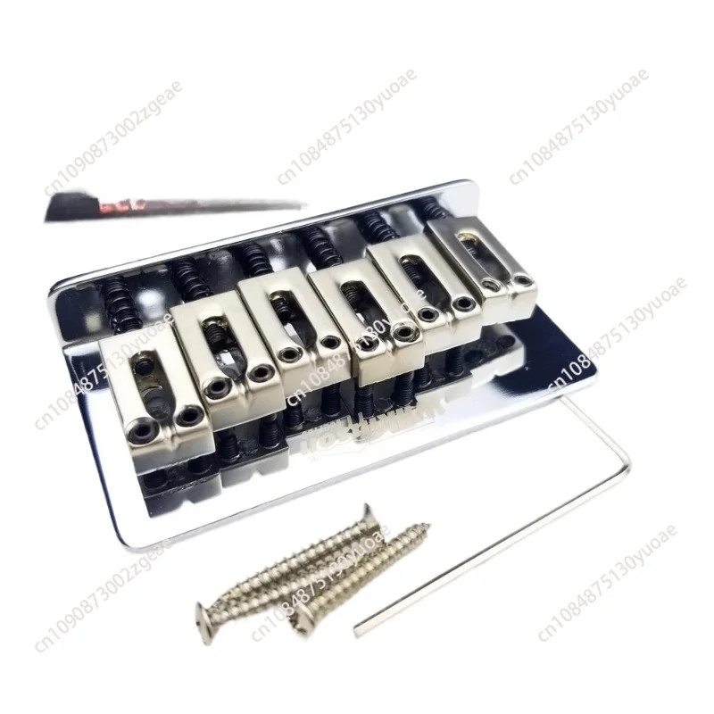 

Фиксированный бридж для электрогитары, подходящий для струнной доски для электрогитары Wilkinson WOF01, серебристый, черный, золотой