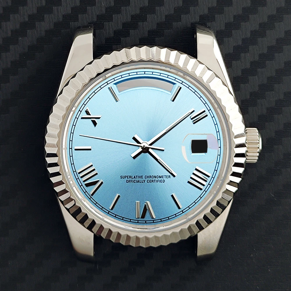 Miyota 8285 Case 39mm Case 31mm Dial 904L Stainless Steel Sapphire Glass Case Customized Logo 8285 Movement Watch Accessories