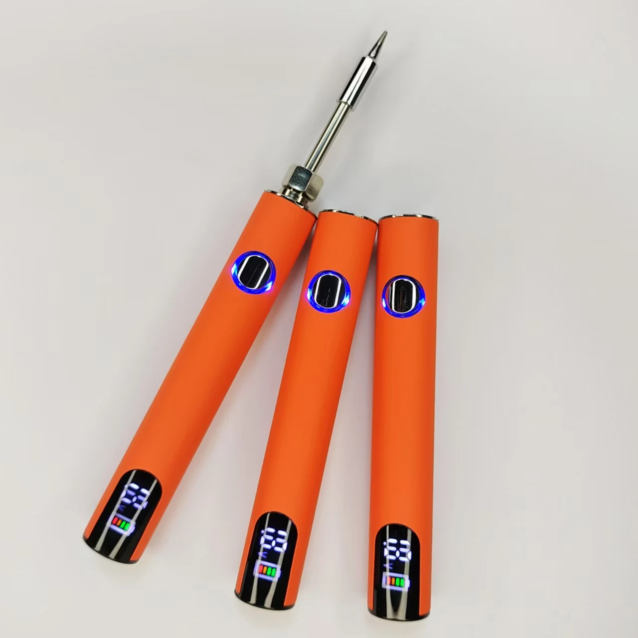 5 PCS LED 510 Thread Battery 500mAh Cart Pen Adjustable Voltage Portable Electric Soldering Iron Welding view 4