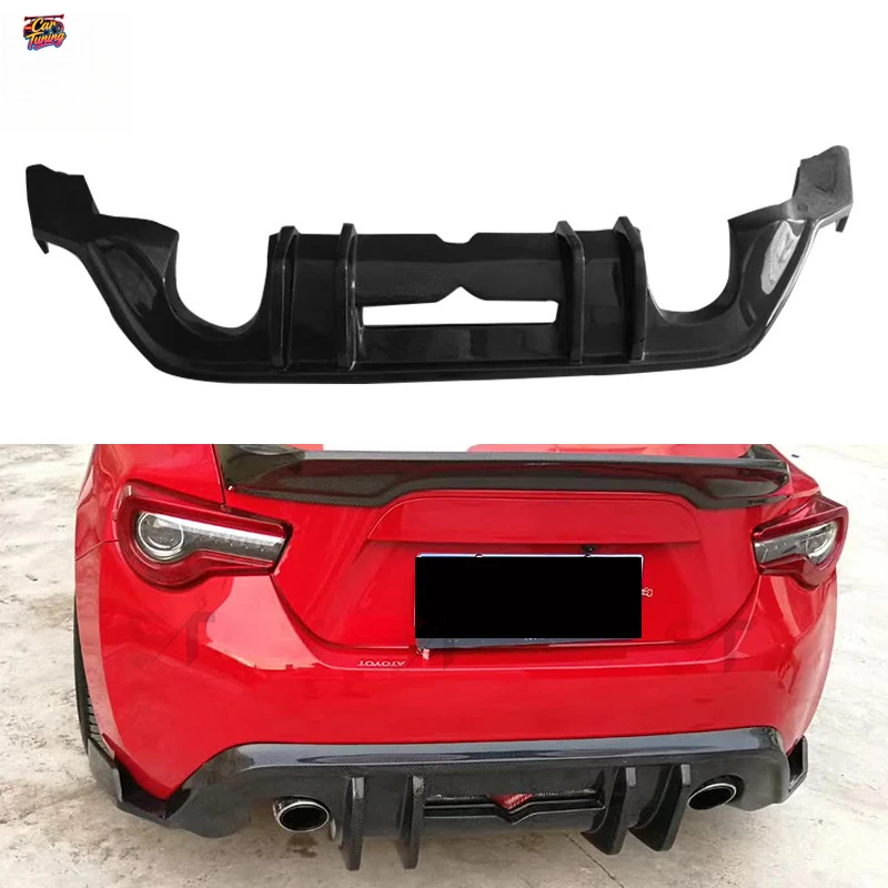 

Suitable for Toyota GT86 Subaru BRZ carbon fiber rear lip rear bumper diffuser modification kit