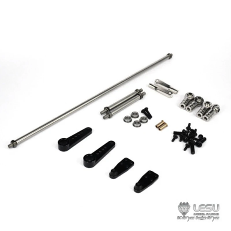 LESU G-6020 1/14 Scale Mud Tractor Axle 8X8 Linkage Steering Rod For RC Remote Control Car Models