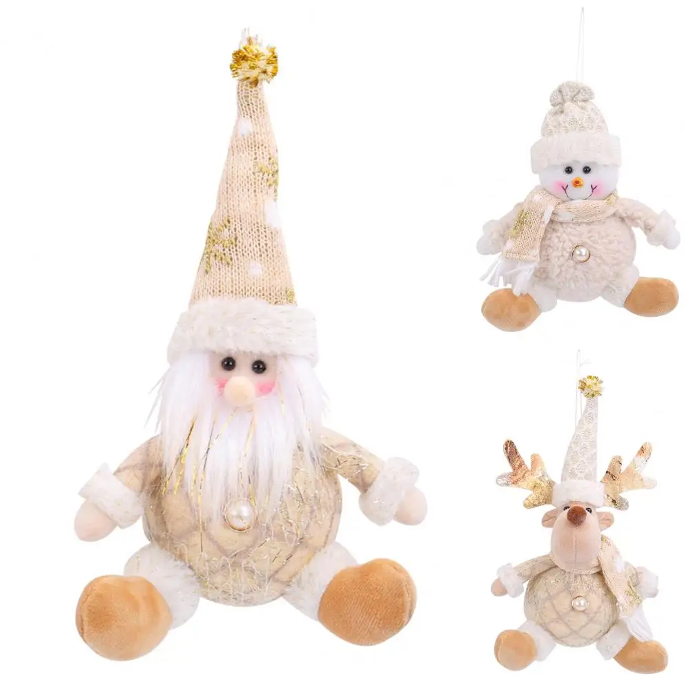 Christmas Tree Decoration Christmas Ornament Festive Christmas Tree Doll Decorations with Lanyard Adorable for Easy for Home - Image 2