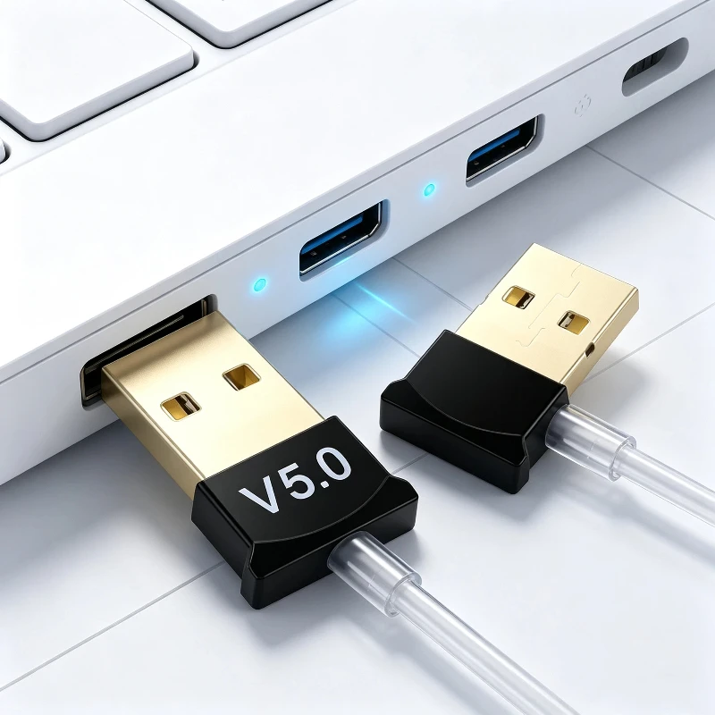 USB Bluetooth-Compatible Adapters Usb Wireless Computer Adapter Audio Receiver Transmitter Dongles for Laptop Mini Sender