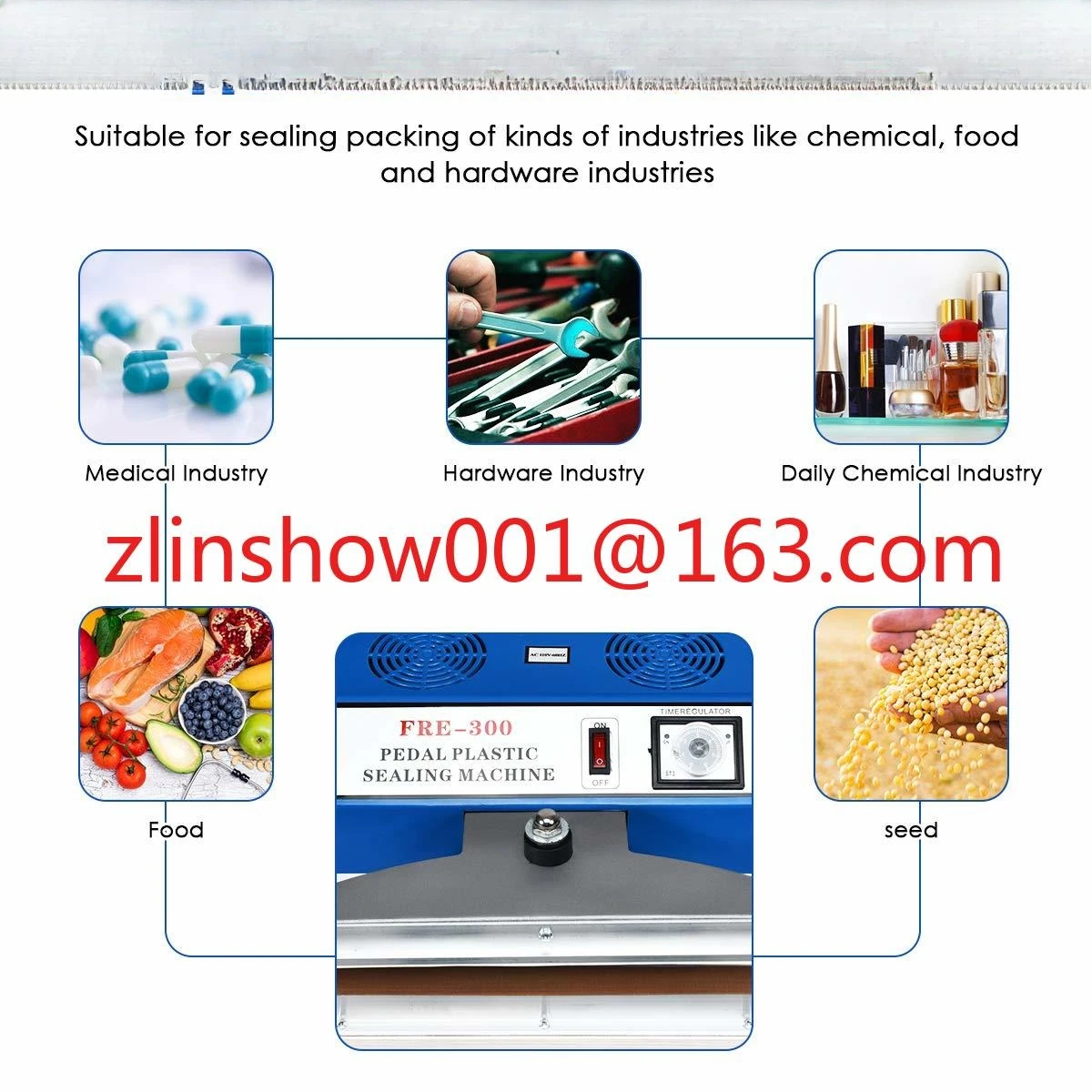 Semi-Automatic 500mm Table Typ - Plastic Bag Impulse Heat Sealer 评论和价格
