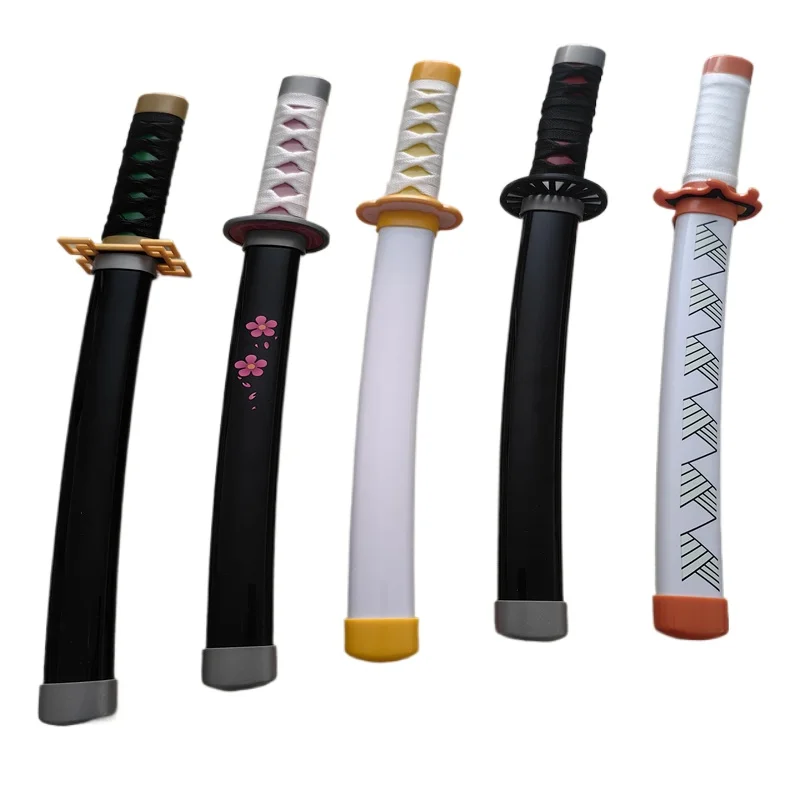 

Role Play Anime Tsuyuri Kanawo 16.5inch Plastic Katana Cosplay Agatsuma Zenitsu 42cm Sword Toy Model
