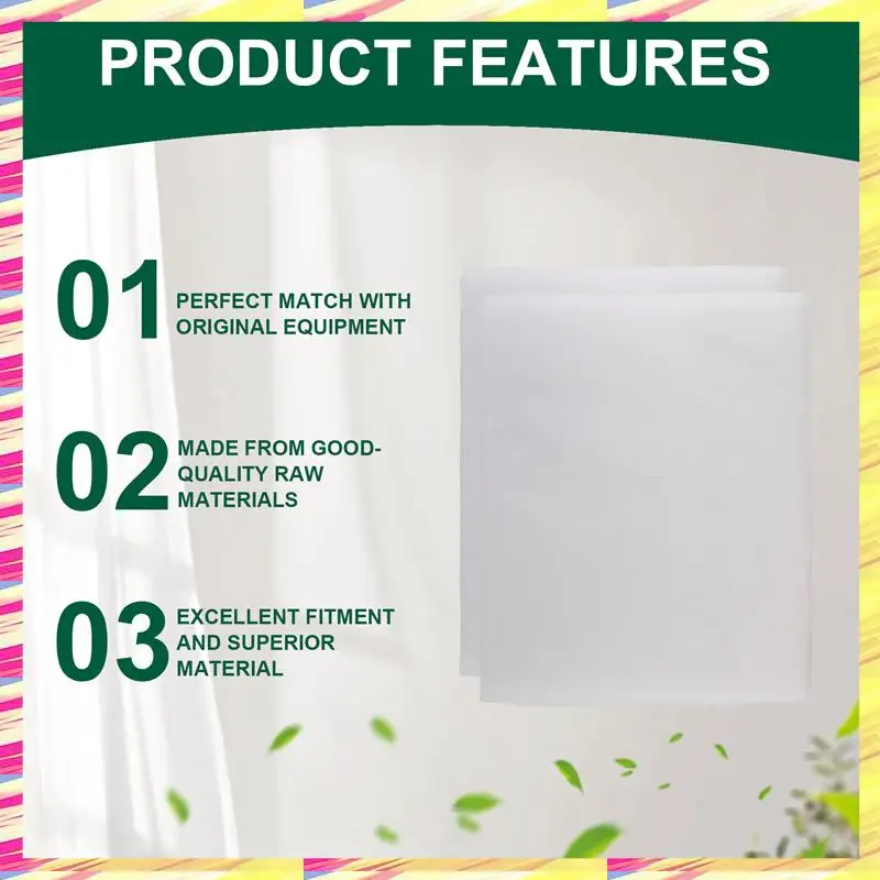 

ABJJ 4 шт. 28 дюймов X 12 дюймов электростатический фильтр из хлопка, фильтрующая сетка HEPA PM2,5 для очистителя воздуха Xiaomi Mi