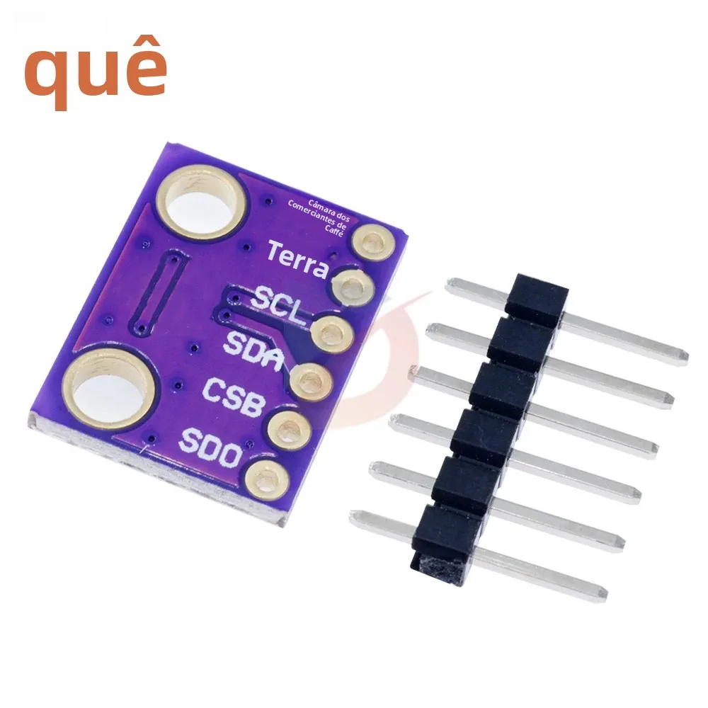 Módulo Digital BME280-3.3 BME280 BMP280-3.3V Sensor de Pressão Barométrica e Altitude Placa Atmosférica I2C para Arduino BMP280