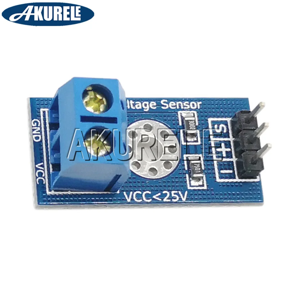 Smart Electronic  Standard Voltage Sensor Module Test Electronic Bricks For Robot For Arduino Diy DC 0-25V