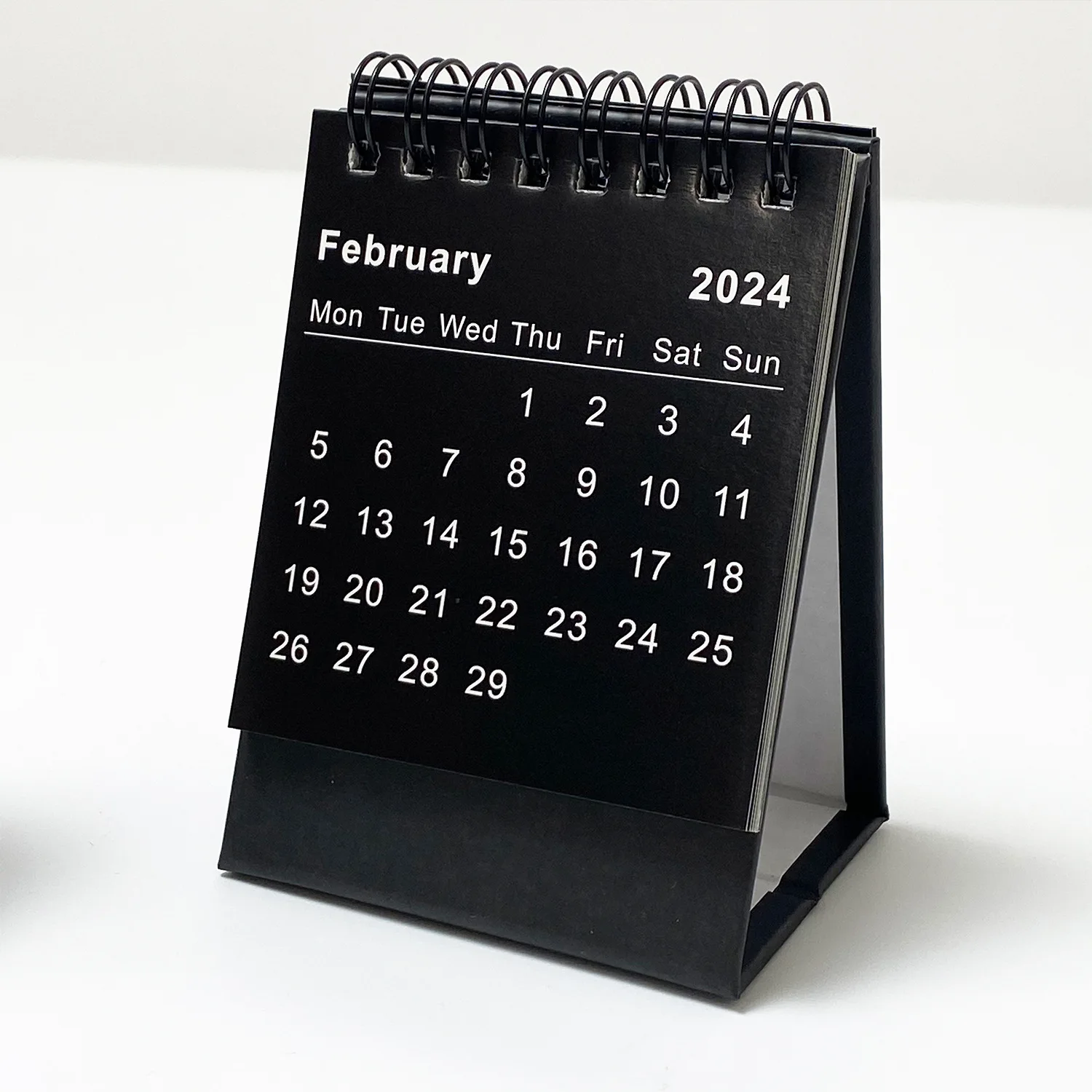 Sharkbang New Arrival 2024-2025 Calendar 12/18 Monthes Desk Decoration Memo Note Diary Protable To Do List Mini Book Stationery