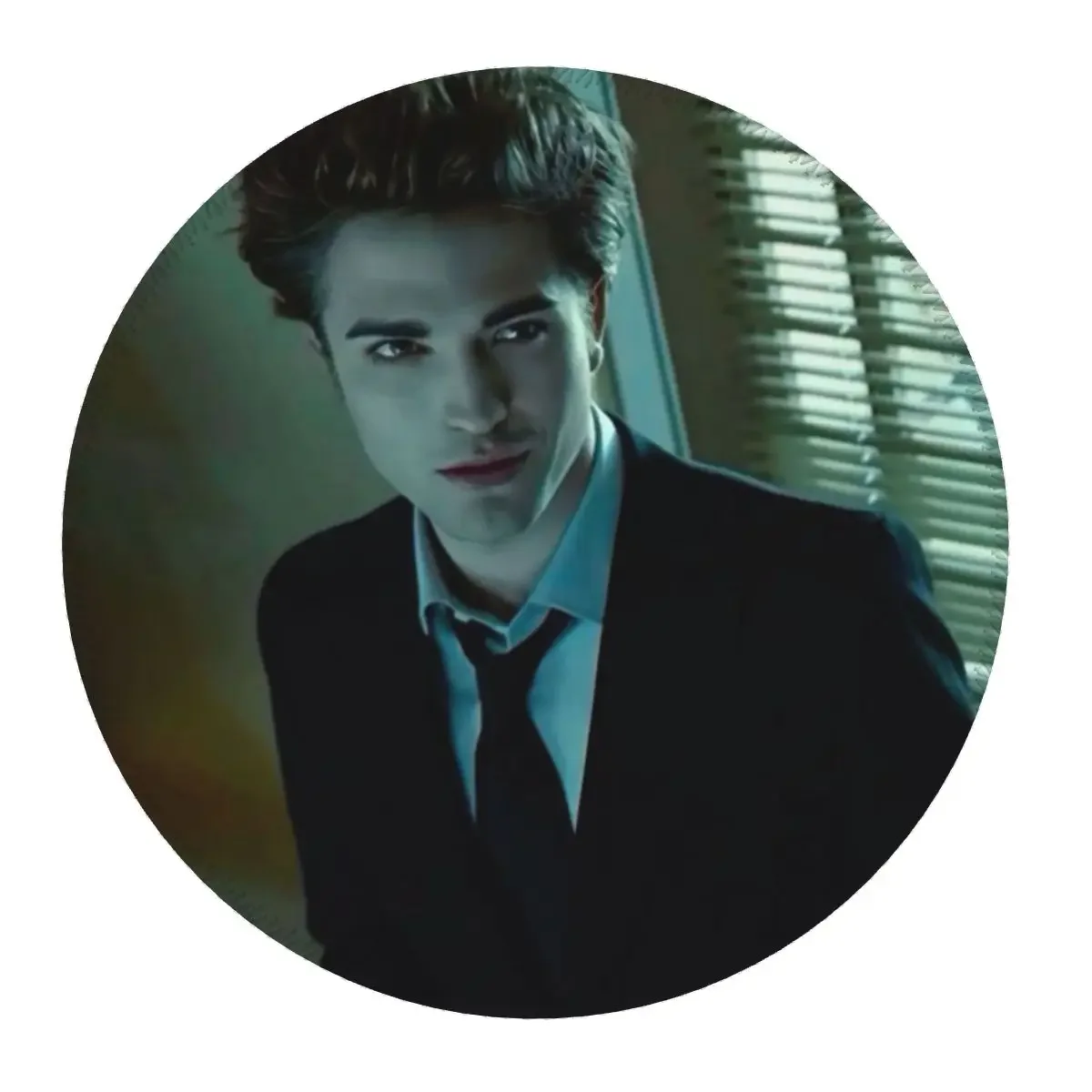 The Twilight Saga Edward Cullen Round Mouse Pad Computer Keyboard Mouse Mat Gaming Laptop Desk Mat Office Table Mats