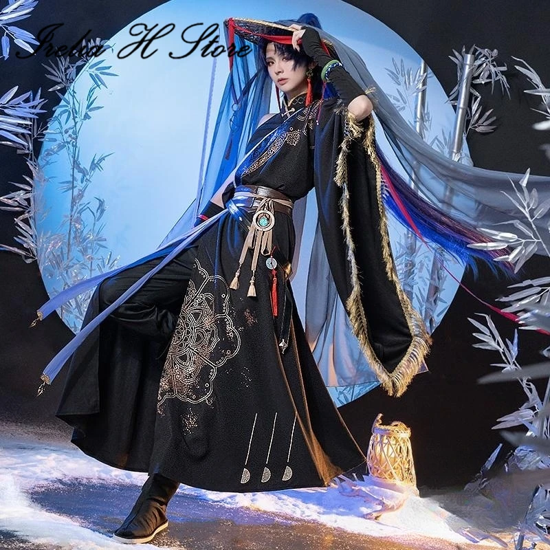 Irelia H Store Scaramouche For Genshin Impact Cosplay Costume Anime Wanderer Scaramouche Uniform Set Halloween Costumes