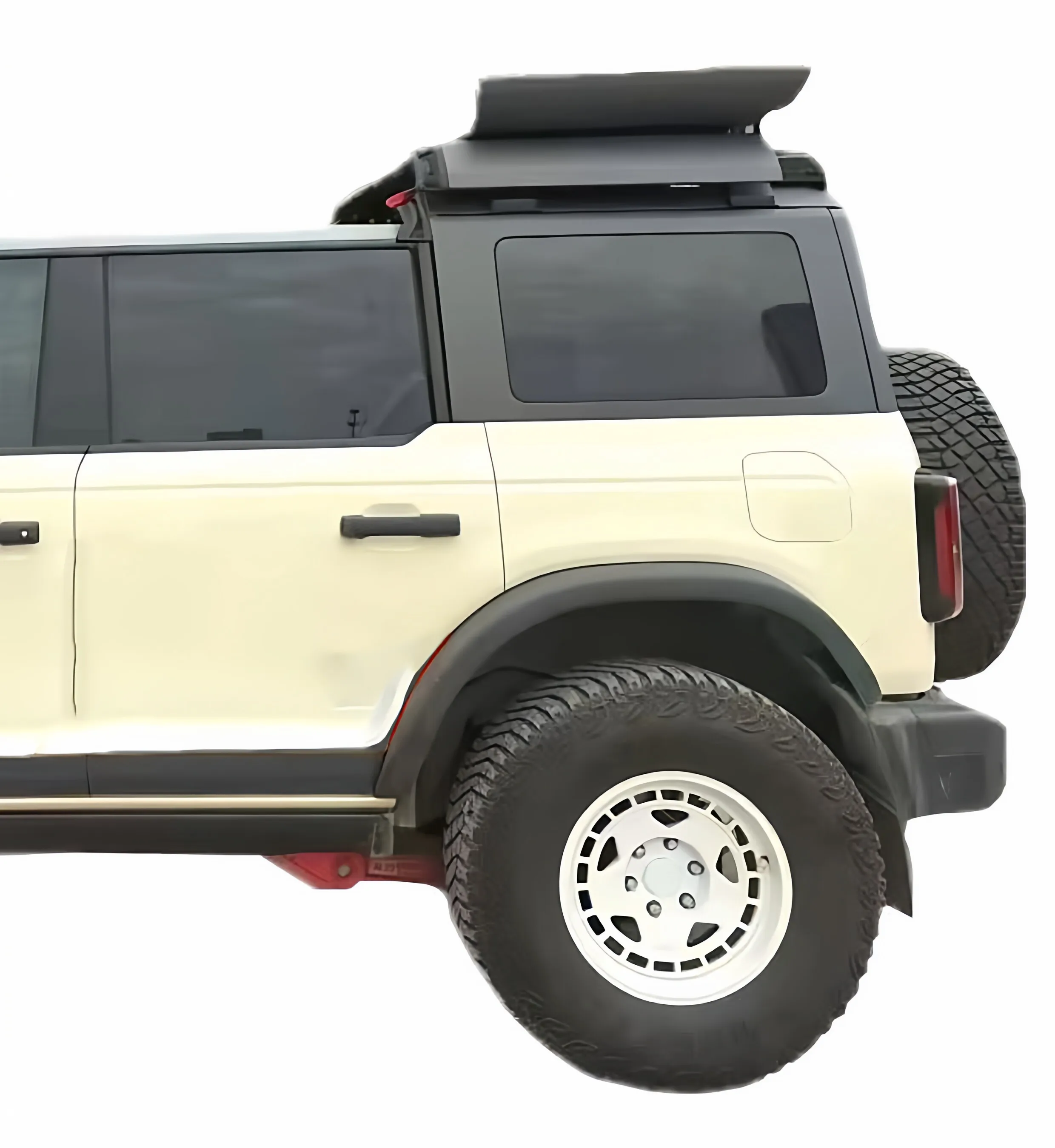 The carport roof tri-fold kit luggage rack and roof platform can be installed and fixed without damage, allowing for double