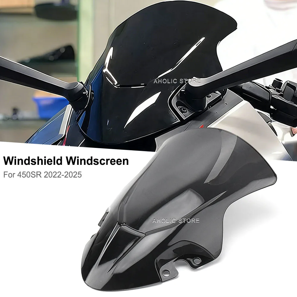 Sport Windscreen Wind Deflector For CFMOTO 450SR 450 SR 450sr 2022-2025 Motorcycle Windshield Windscreen