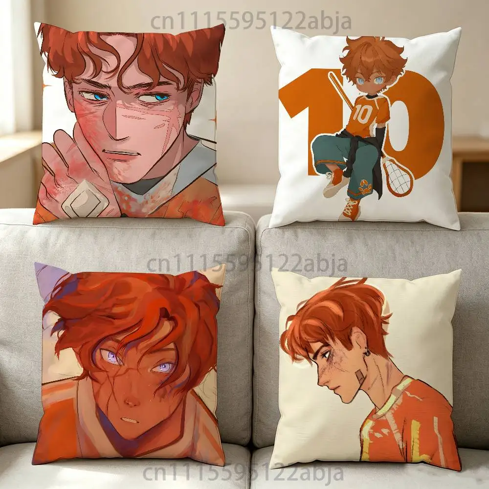 N-Neil Josten A-All for the game Throw Pillow Case 40x40cm Decoration DIY Square Chair Pillowcase Pad Cover