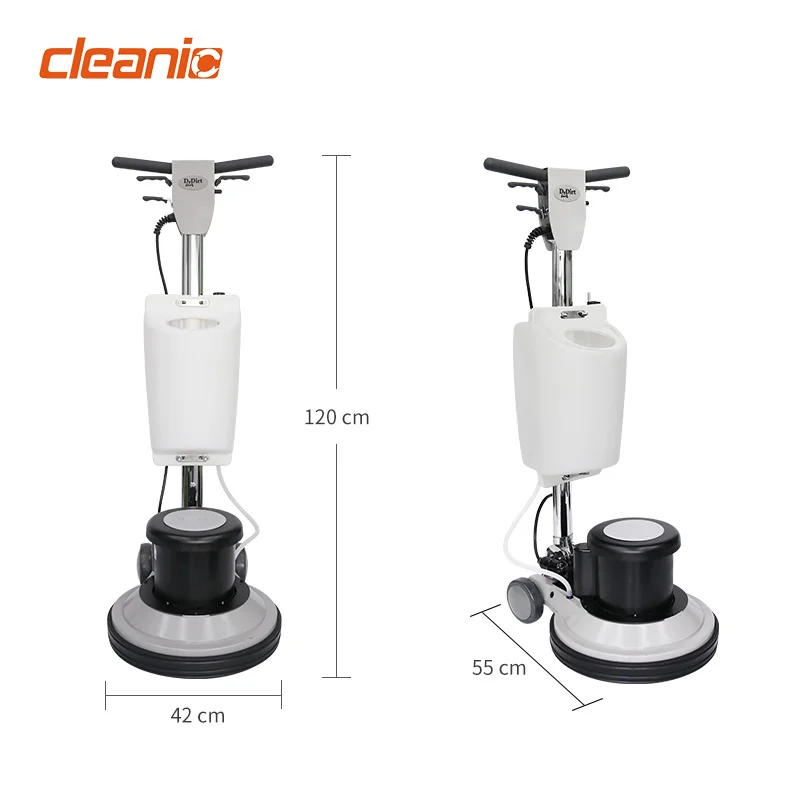 단일 디스크 스크러빙 바닥 타일 카펫 세척기 전기 수동 산업용 하드 플로어 스크러버 기계