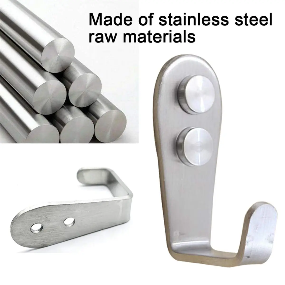 Utility Design Stainless Steel Heavy Duty Hook, Outdoor Wall Mounted Hanger Hook, Coat Towel Hooks for Bathroom Kitchen Pool