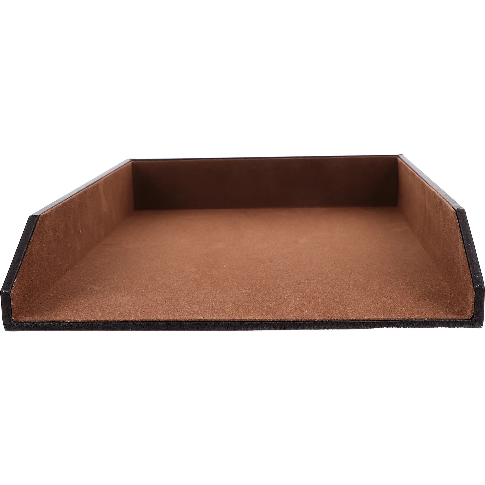 

Efficient A4 Document Storage Tray Single Layer Desktop Organizer for Office Home Study Neat File Management with Stylish Tray