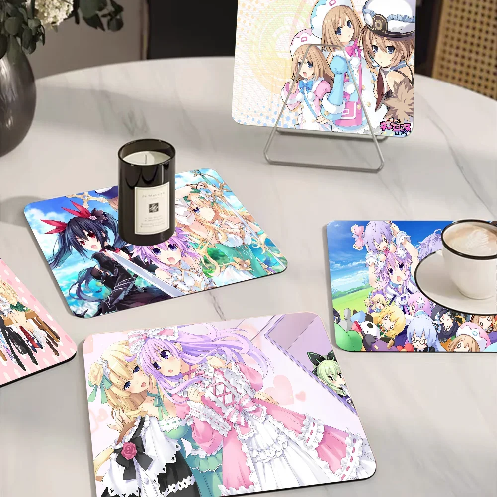 Hyperdimension Neptunia Coffee Dish Quick Drying Kitchen Absorbent Drained Placemat For Table Bathroom Kitchen Draining Pads