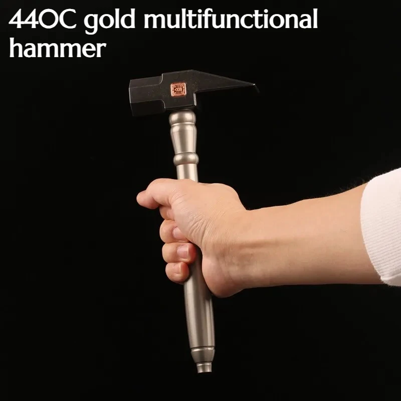 

НОВЫЙ Интегрированный кованый молоток из чистой стали 440C, многофункциональный портативный ручной инструмент