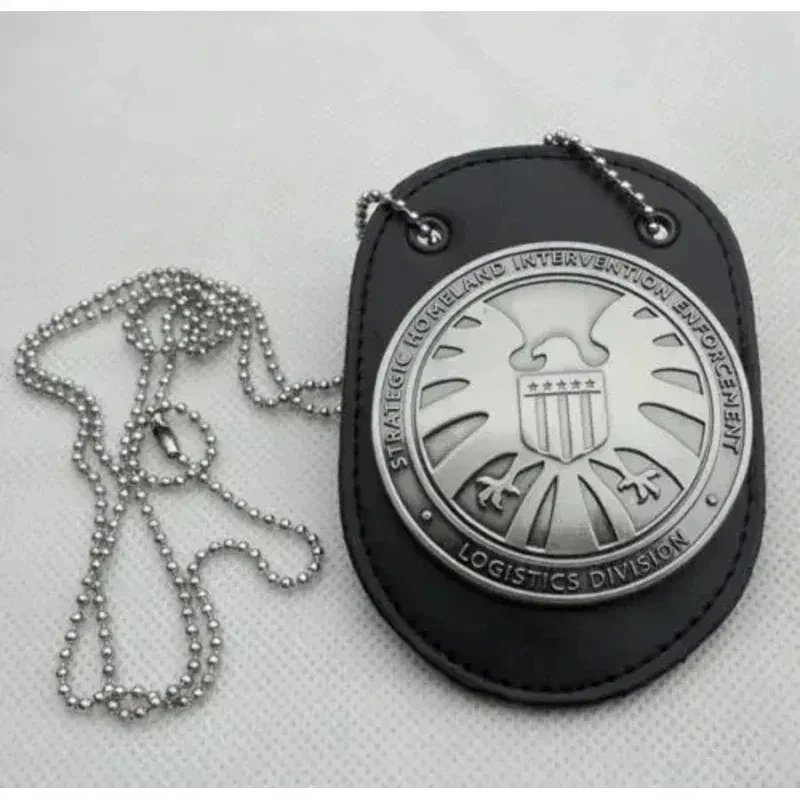 e,4;v'6\k/Agents Of S.H.I.E.L.D.Metal SHIELD Pin & Badge Holder Accessory Gift Cosplay Props MN95;g'8.n/3\ view 3