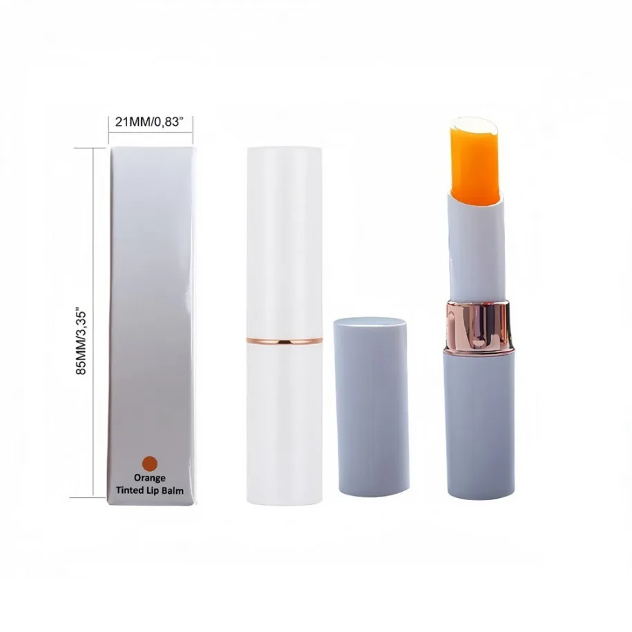 Private Label Vegan Plant Extract Tinted Lip Balm Hydrating Color Changing Wrinkle Care Wholesale Custom Logo Makeup Lip Gloss